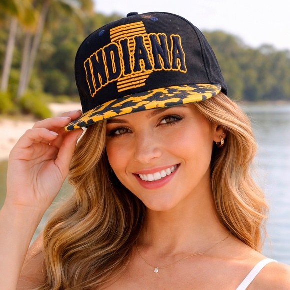 Accessories - Indiana Cap - Black and Yellow